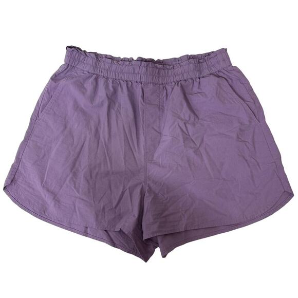 Madewell pull on shorts size M purple - Picture 1 of 5